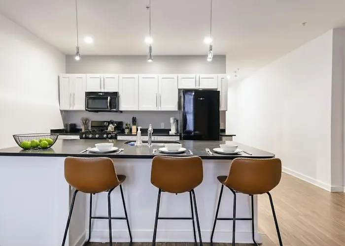 Apartment 1 Bedroom Downtown With Roof View