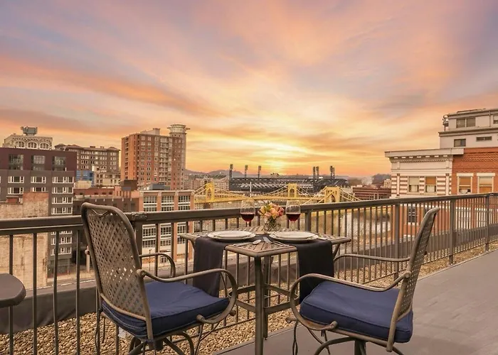 Apartment 1 Bedroom Downtown With Roof View Pittsburgh